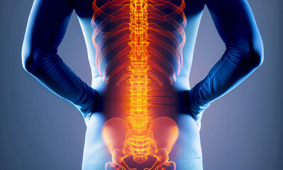 허리 디스크 xray 사진