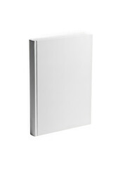 Fototapeta premium Blank White Book Cover - Isolated on White Background