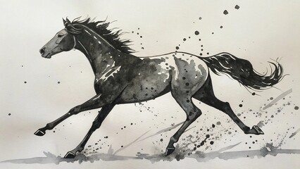 an-ink-sploch-shaped-like-a-running-horse