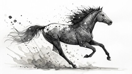 an-ink-sploch-shaped-like-a-running-horse