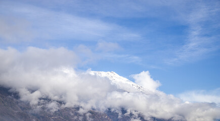 nebbia in montagna