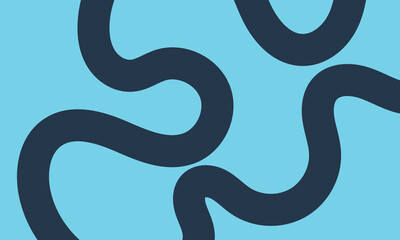 Obraz premium Modern Abstract Wavy Lines Background Design. Minimalist abstract background with smooth dark wavy lines, ideal for modern wallpapers, branding, presentations, and creative digital templates. 