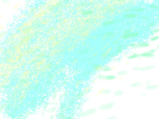 抽象的な絵の具の筆跡テクスチャーフレーム、美しい水色の背景素材イラスト