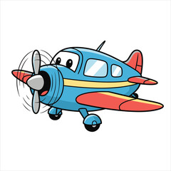 toy airplane isolated on white background © Saim