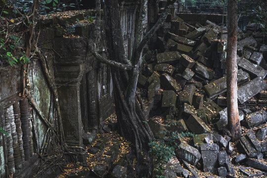Details of Prasat Tom Temple