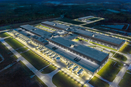 Data Center for Artificial Intelligence Computing in Rural Georg