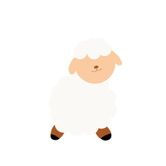 Fototapeta premium Baby Sheep Illustration