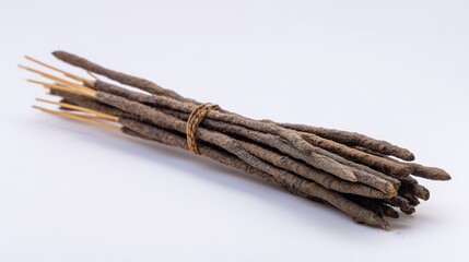 Natural agarwood incense sticks made from Aquilaria crassna aromatic therapeutic fragrance