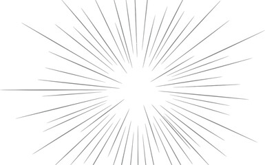 Obraz premium Dynamic burst of energy with radiating lines on white background