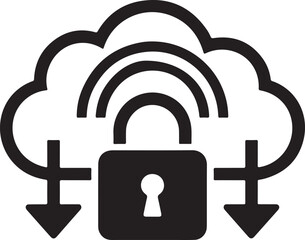 Secure cloud computing with encrypted data transfer and network protection