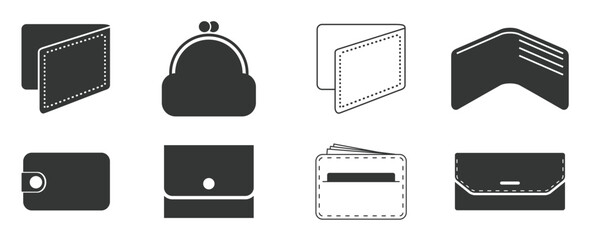 set of isolated icons on a theme purse © Exjzzs