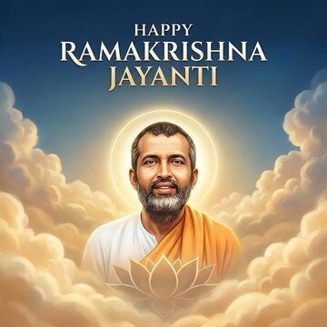 Celebrating the spiritual legacy of ramakrishna on his jayanti day amidst divine clouds