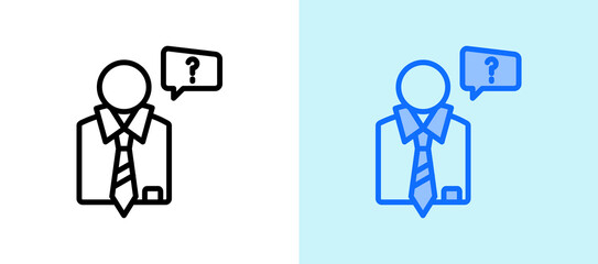 Fototapeta premium Decision Making whitegreen icon