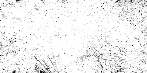 Fototapeta premium Abstract grunge background with black and white paint texture featuring liquid ink drops and wet rain splashes on a dirty glass window pattern