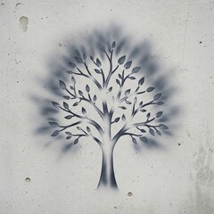 Stencil with Intentional Blurring Creating a soft less defined e