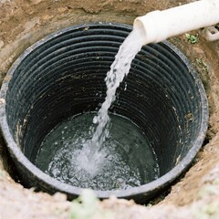 Used to line water wells and prevent contamination