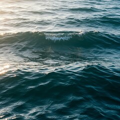 Layered Harmonies Multiple layers of waves create a sense of dep