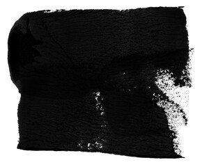 透明背景に描いたキリヌキ素材、手書きのブラシストローク