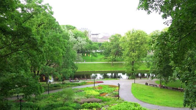 Bastion hill (Bastejkalns) is an ancient bulk hill, located in center of Riga, Latvia, in front of Powder Tower. Preceding one of main entrances to Old Town from side of Smilshu (Peschanaya) street.