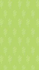 北欧風の背景イラスト　ボタニカルな背景画像