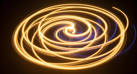 Spiral Light Trails