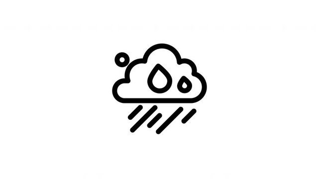 raindrop animated icon