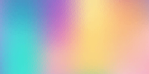 Fototapeta premium Holographic blue foil background with flowing liquid texture and rainbow gradient light effects creating abstract crystal-like patterns for modern design projects. Vector illustration.