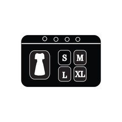 Clothing Size Chart Icon