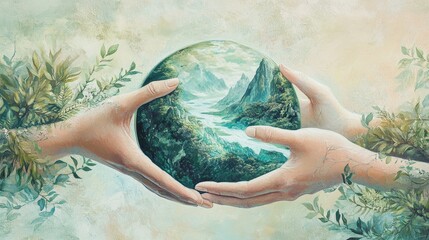 Hold a green home with both hands