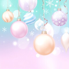 A festive arrangement of hanging Christmas ornaments (5)