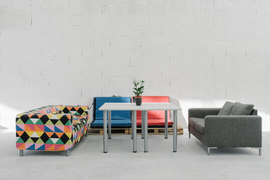 Lounge area with couches