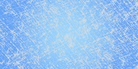 Design scratched surface. Winter blue background with a hockey scratched ice texture. ice texture with cracks. Eps10 vector © Abd