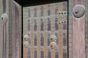 高知城追手門の飾り金具