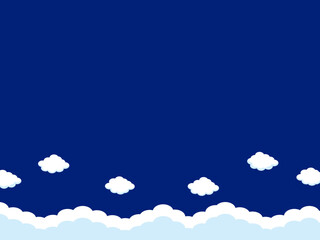 正月, 年賀状, 空, 雲, フレーム, 紙吹雪, 青空, 干支, 風景, 年賀, 新年, 自然, かわいい, 