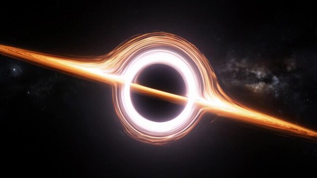 ブラックホールの降着円盤と歪む光