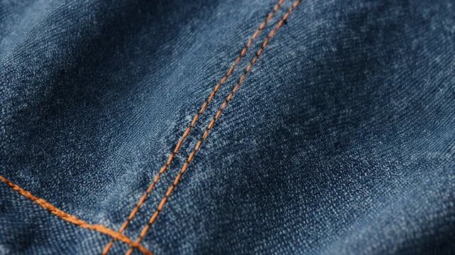 ジーンズ（デニム）の生地の質感とステッチ