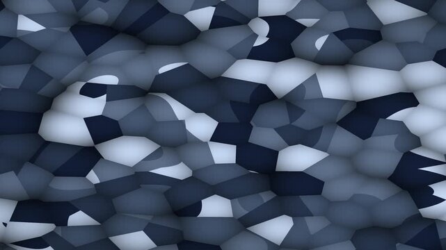 Geometric Mosaic Surface Shimmering Shapes In Abstract Patterning