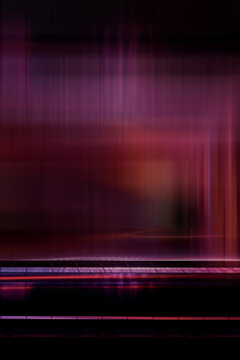 Abstract neon scene background, rays, light effect. 3D rendering
