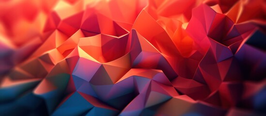 Abstract Geometric Shapes in Vibrant Colors - A Modern Artistic Composition.