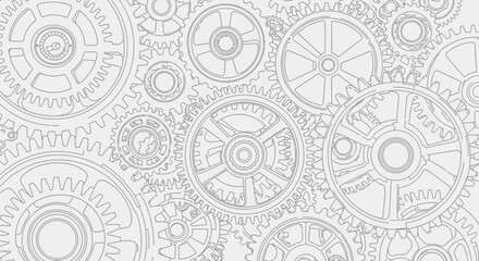 Intricate Mechanical Gears and Clockwork Mechanisms.