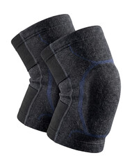 Thermal wool knee pads with elastic bands.