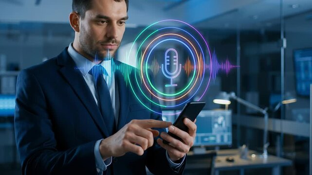 Smart AI synthetic voice cloning technology call scam deepfake recognition personal security smartphone holographic microphone sound wave interface advanced protection features digital communication