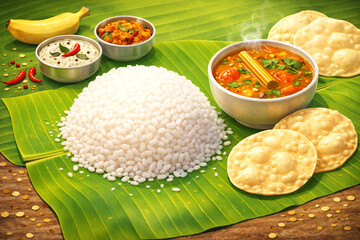 rice with green leaves