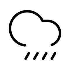 Obraz premium Thunderstorm Icon Vector Symbol Design Illustration