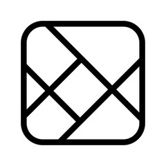 Fototapeta premium District Icon Vector Symbol Design Illustration