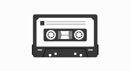 Fototapeta premium Cassette tape music audio device.