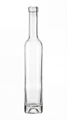 Slim ice wine bottle mockup isolated, perfect for dessert wine branding, luxury sweet wine labels, and premium winery presentations