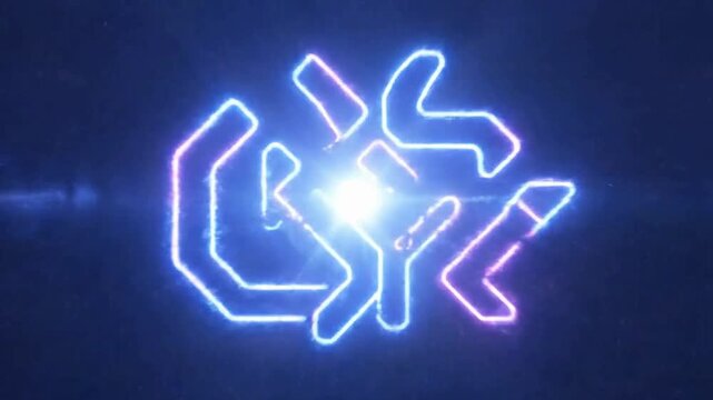Energetic neon-style intro with cyberpunk effects, glowing lines, and dynamic beats