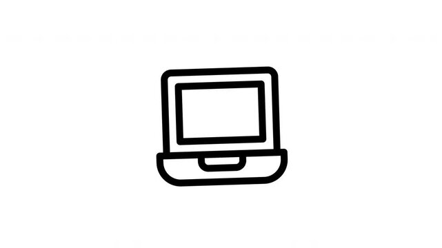 laptop animated icon