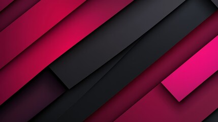 Fototapeta premium Vibrant red and black diagonal pattern wallpaper dynamic abstract background for digital design.